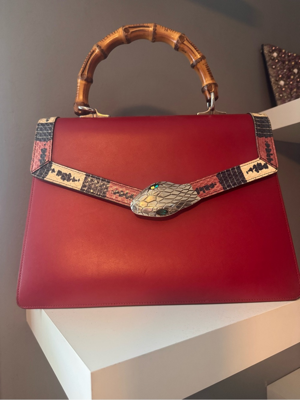 Sold❗️❗️❗️❗️❗️❗️❗️Gucci Lilith Bamboo Top Handle Bag